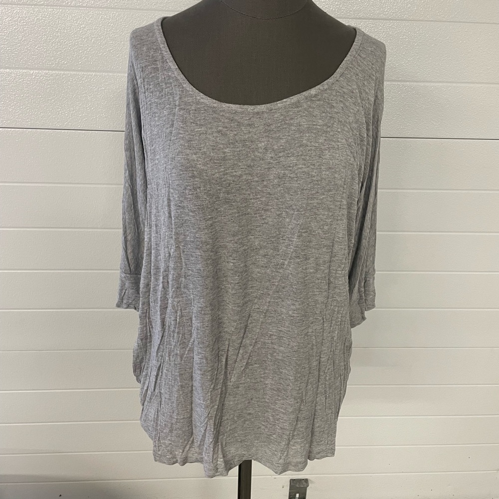 Splendid soft gray top Size 1X